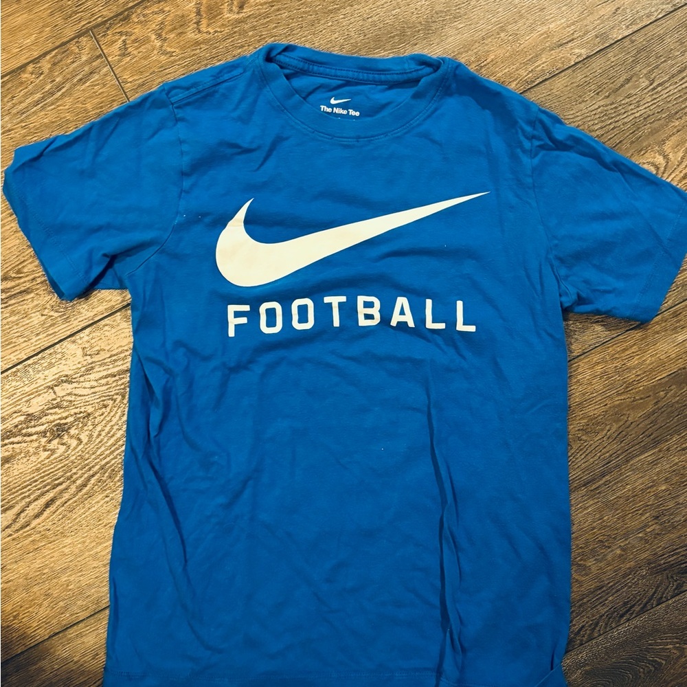 Nike Blue Football T-Shirt
